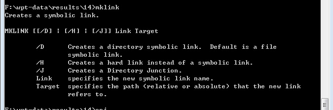 mklink man